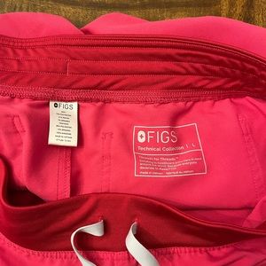 Shocking Pink Livingston Basic Scrub Pant